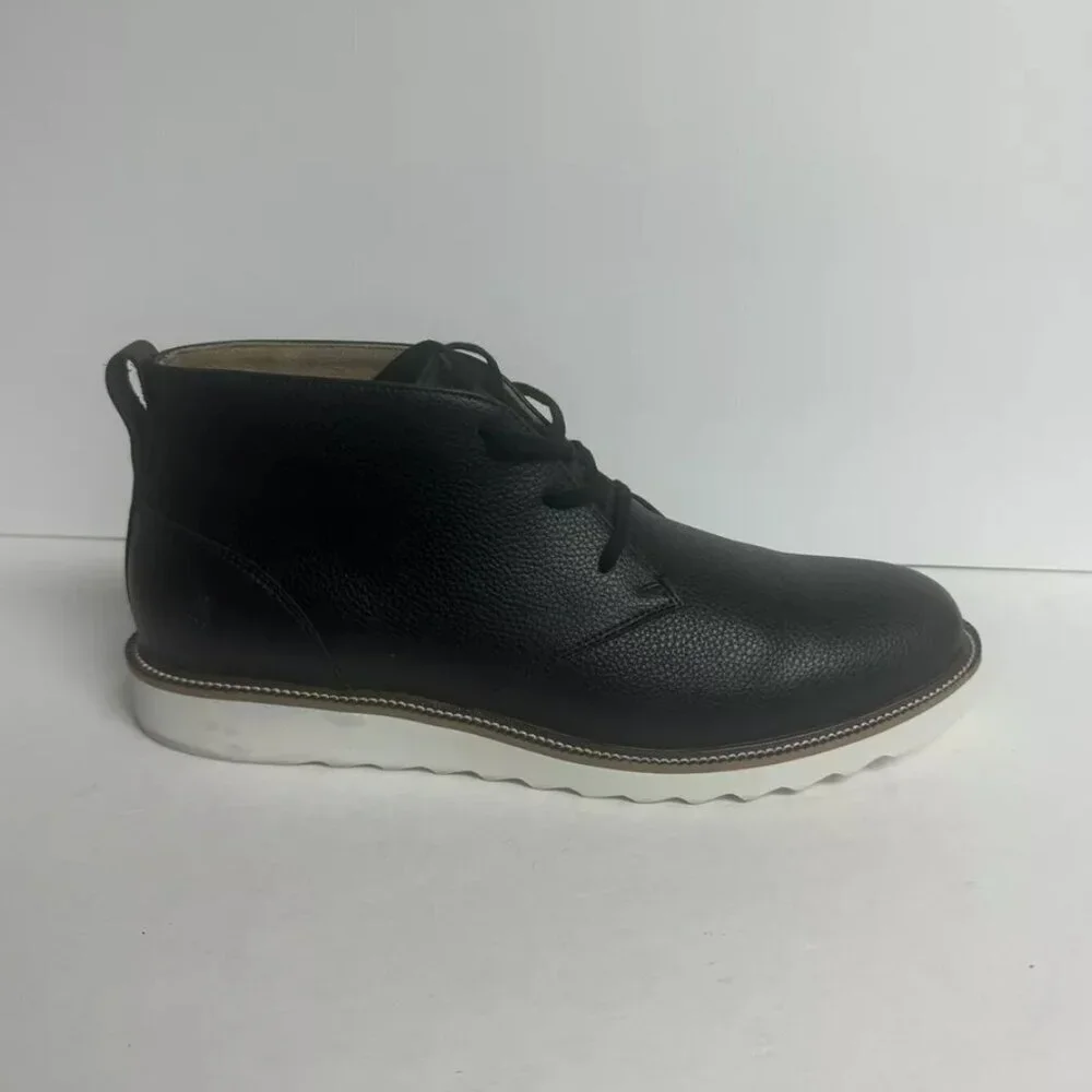 Hush Puppies Mens Parker Chukka Boot Black Size 12 M